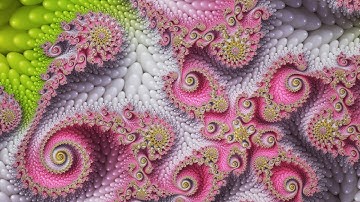 Mandelbrot landscape fractal zoom #009  - Etranged love -