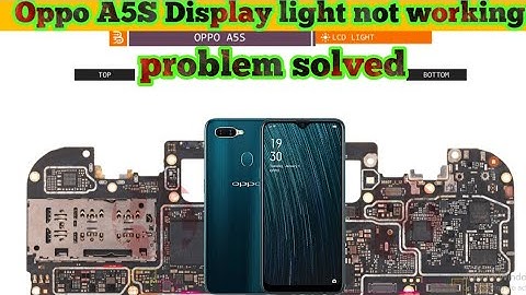 Oppo A5S Display light not working problem jumper solution|#thesoilboy