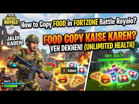 Fortzone Battle Royal Unlimited Food Glitch on Mobile