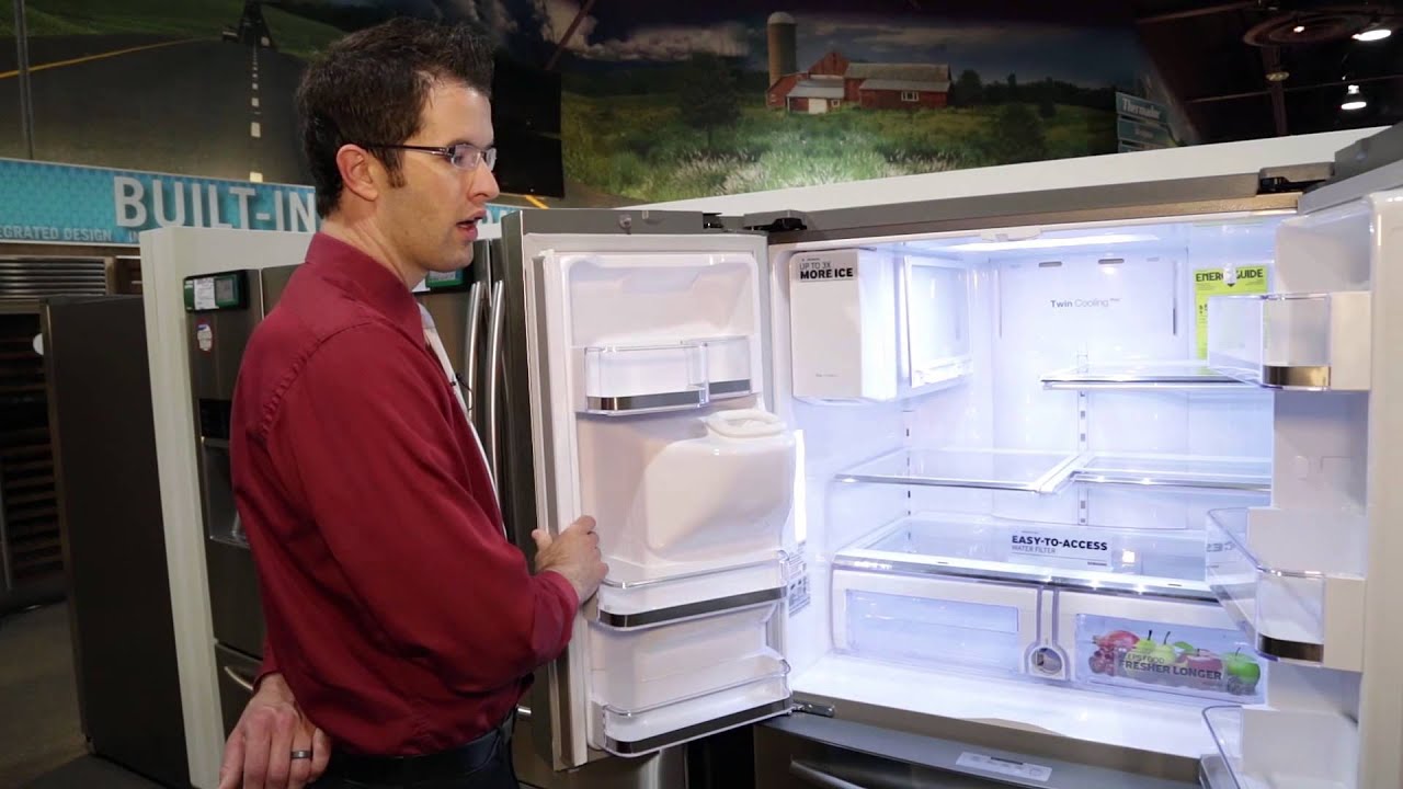 Samsung RF28HMEDBSR Refrigerator - YouTube