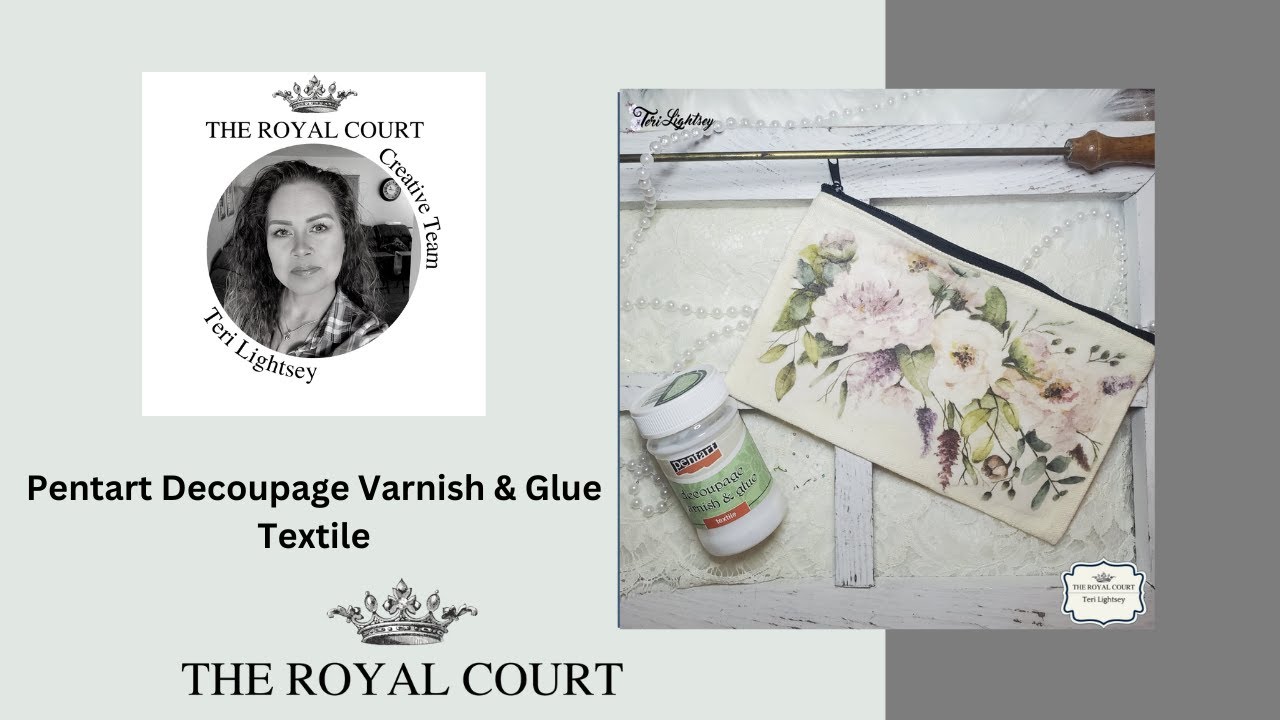 Pentart Decoupage Varnish & Glue Textile
