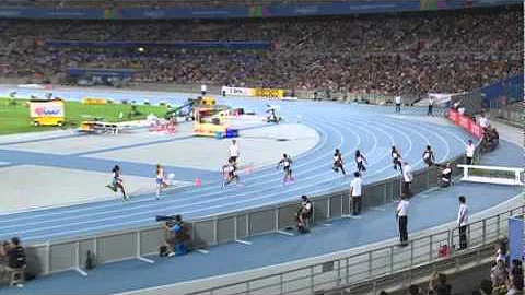 Veronica Campbell-Brown wins the Women's 200m Final