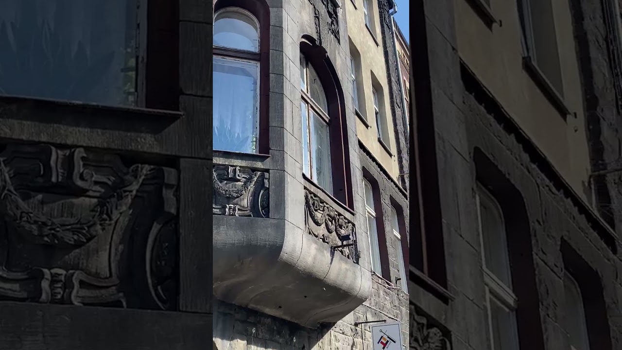 Польша Архитектура Бытома Фасадная Лепнина. Июль 2025 