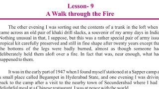 A Walk through the Fire chapter 9