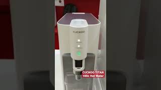 Cuckoo Titan Instant 100c Hot water purifier dispenser #CuckooTitan #cuckoobymeng