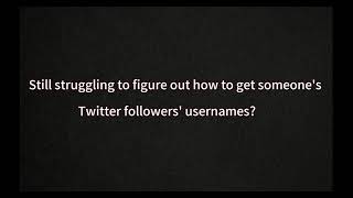 TweetAttacksPro: Powerful Tool to Scrape Twitter Followers and Followings Effortlessly!