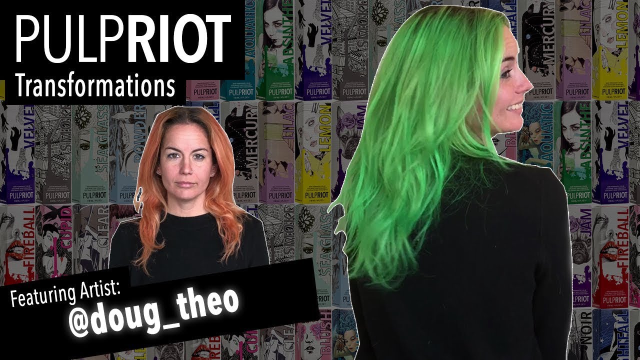 Pulp Riot Hair Color - Red to Green with @Doug_theo - thptnganamst.edu.vn