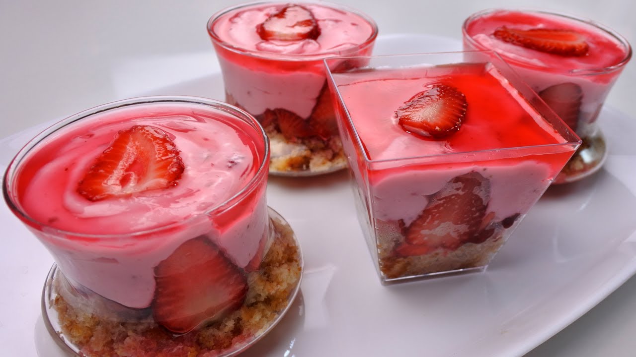 تحلية في دقائق أروع تحلية بالفراولة بزاف بنينة سريعة التحضير ومقادير اقتصادية غير مكلفة