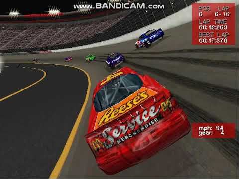 NASCAR Revolution Bristol Night With Bill Elliot Gameplay