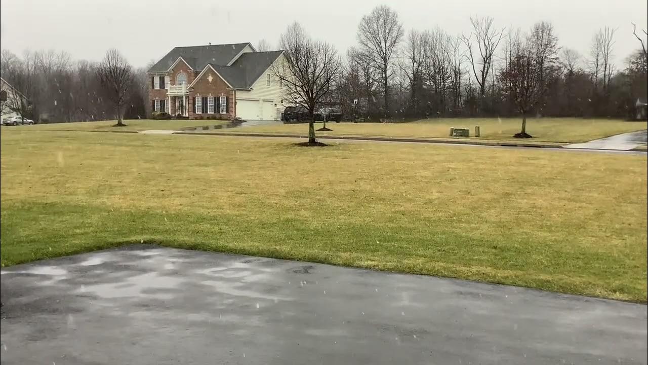 Snow from Winter Storm Jimenez in Quakertown PA Part 2 1/23/23 901 AM