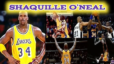 SHAQUILLE O'NEAL TOP 10 PLAYS LOS ANGELES LAKERS!