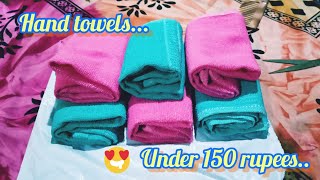 #unboxing #lifestyle // N G Textiles cotton // hand towels, face towels..// shopee product
