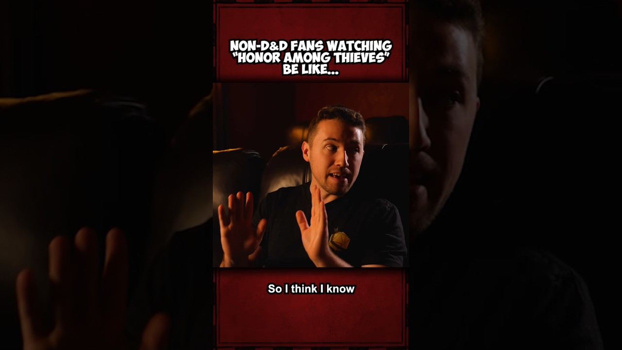Non-D&D Fans watching “Honor Among Thieves” be like #shorts