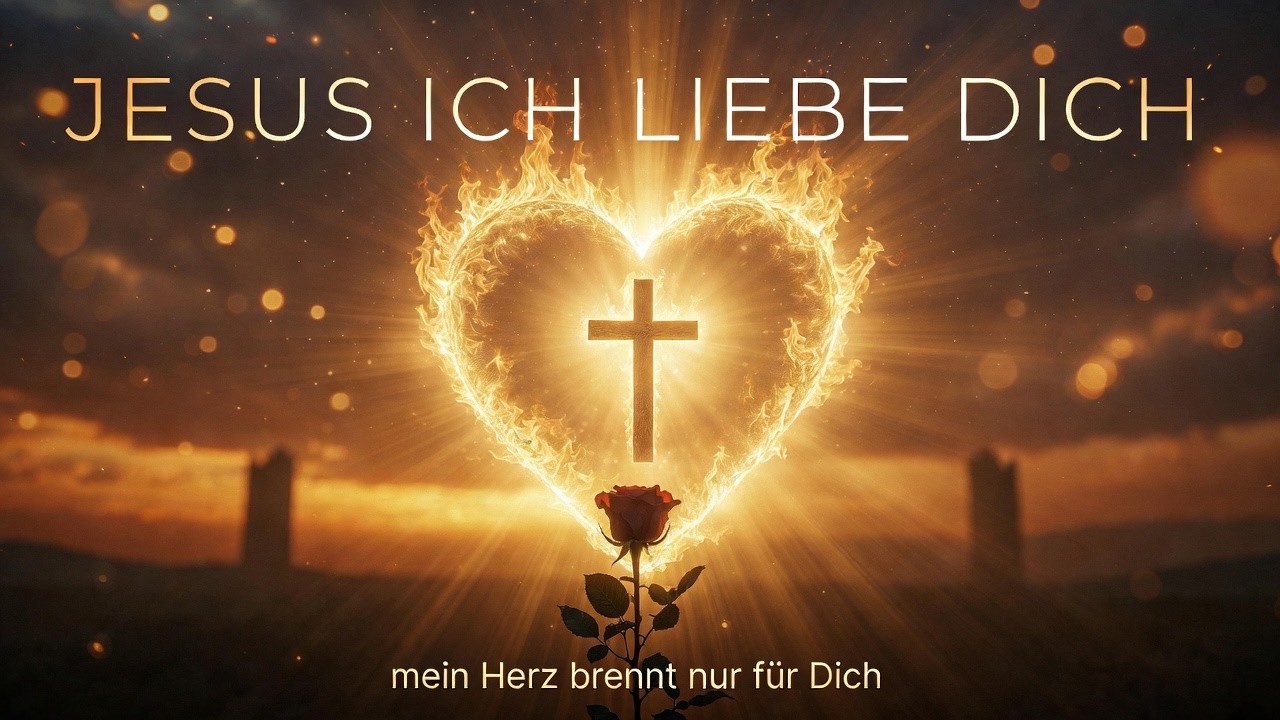 ❤️ Jesus ich liebe Dich – mein Herz brennt nur für Dich!