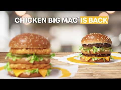 The Chicken Big Mac is back.