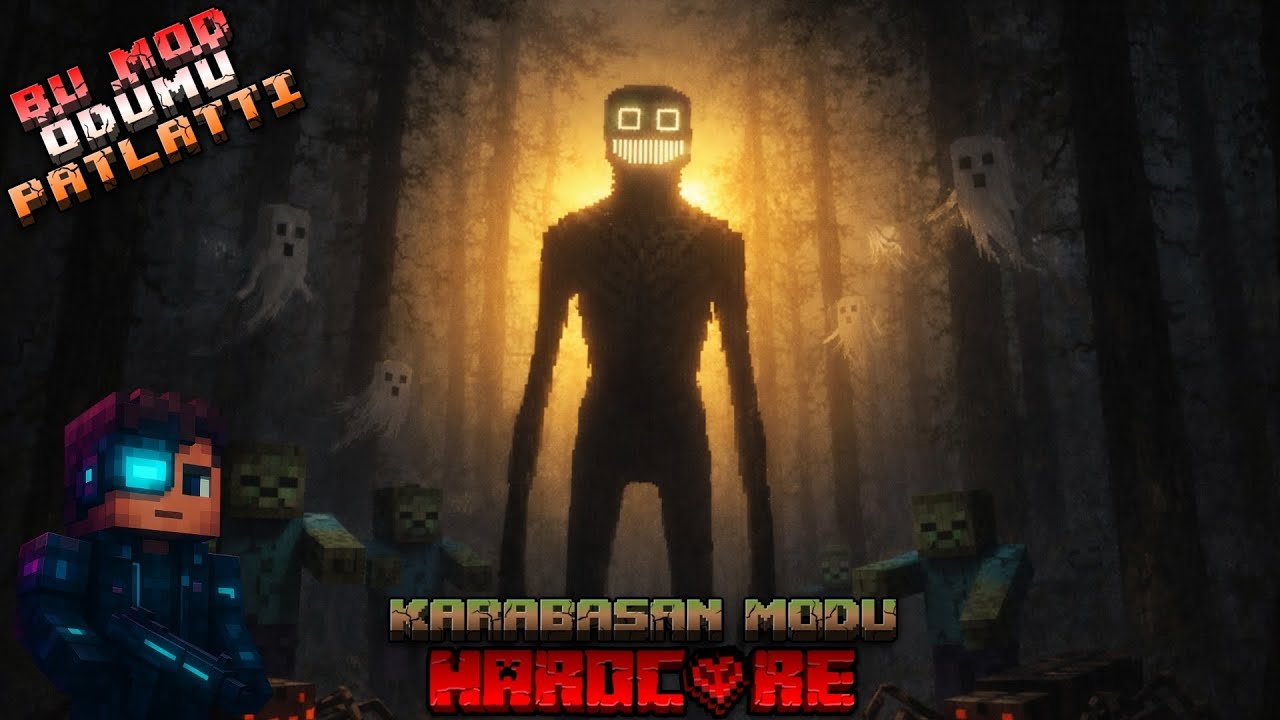 BU MOD ÖDÜNÜZÜ PATLATACAK!!! | MINECRAFT CANVARLAR VE KARABASANLAR HORROR MODU!!! 