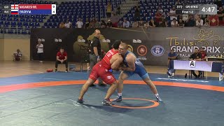 GOLD GR - 97 kg: R. NADAREISHVIL (GEO) v. M. EVLOEV (RUS)