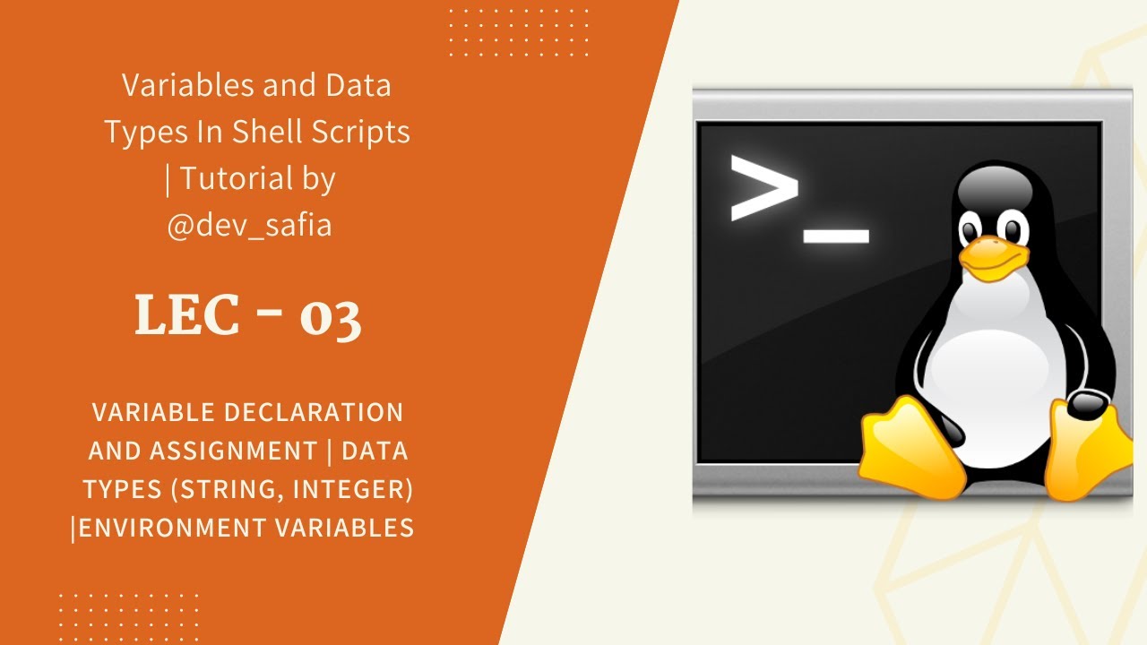 Variables and Data Types In Shell Scripts | Tutorial by @dev_safia ...