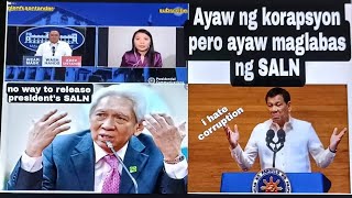 GALIT SA KORAPSYON, SALN NI DUTERTE AYAW ISAPUBLIKO