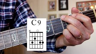 c9 open position guitar chord