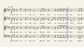 An Irish Blessing – Traditional SATB sheet music
