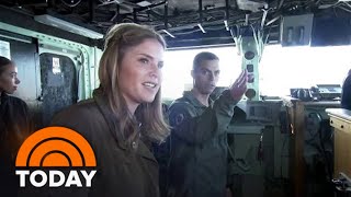 Get An Inside Look At Jenna Bush Hager’s Stay On The USS Bataan