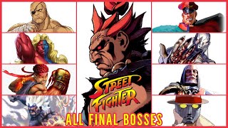 STREET FIGHTER ALL FINAL BOSSES