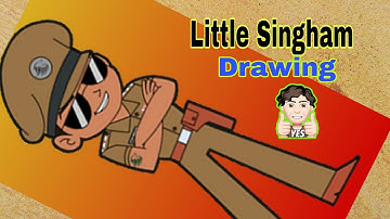 #littlesingham |drawnig little singham desh ka sipahi |little Singham colour drawing|
