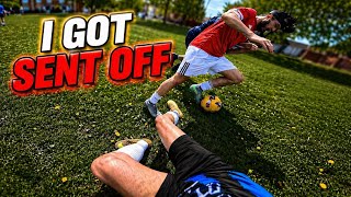I GOT SENT OFF!! Did I ruin my teams chances of winning? | POV Football