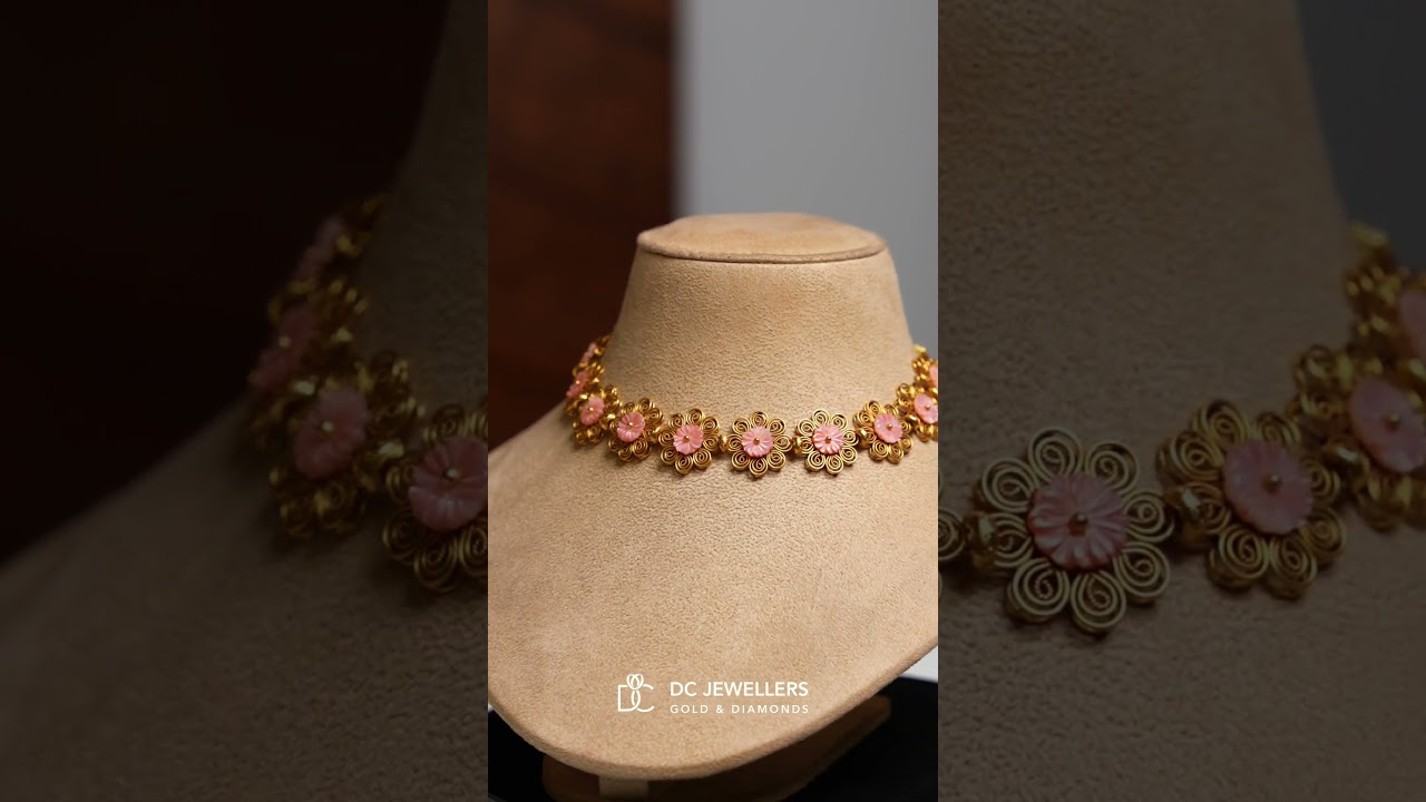 Necklace Blooming in Pink Elegance! 