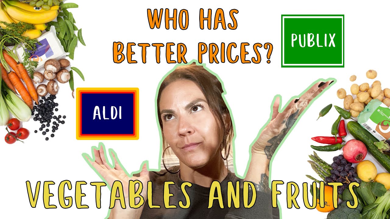 ALDI vs PUBLIX Which one has better prices on produce? Veggies and