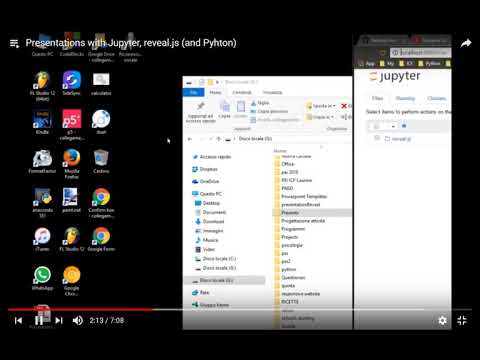 Presentation with Python, Reveal.js and Jupyter