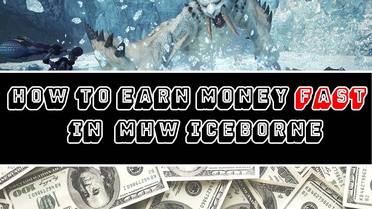 HOW TO FARM MONEY FAST 100% WORKS IN MHW ICEBORNE 