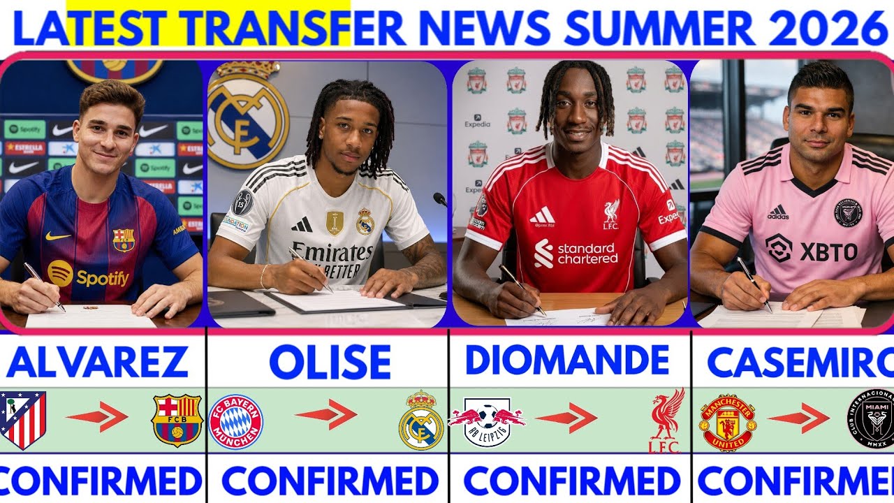 🚨LATEST CONFIRMED TRANSFER NEWS AND RUMOURS TRANSFER NEWS  2026|Olise to madrid🔥 Diomande to liverp🚨