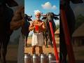 The farmer’s buffalo gives mango juice one day and watermelon juice the next😭 #ai #cow #farmer