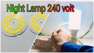 DC Light Lamp 240 volt 💡| Simple Lamp Electric Experiment video | @CPRMAXExperiment