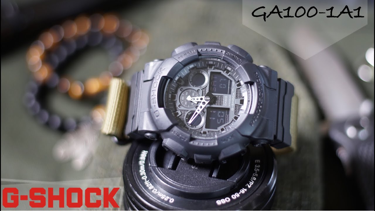 Casio GA100-1A1 Men's G-Shock Watch Review - YouTube