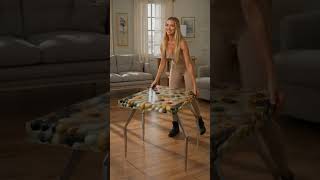 DIY Epoxy Coffee Table Time-Lapse | Stunning Decorations & Crystal Clear Finish