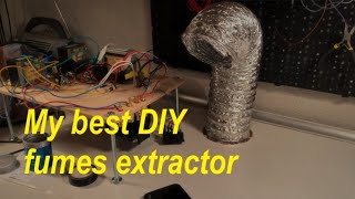 Soldering fumes extractor easy to make for 40$. Must watch