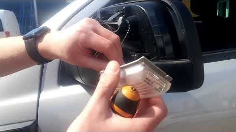 Fitting Instructions For The Ford Ranger LED Wing Mirrors Indicators Smoked Lens