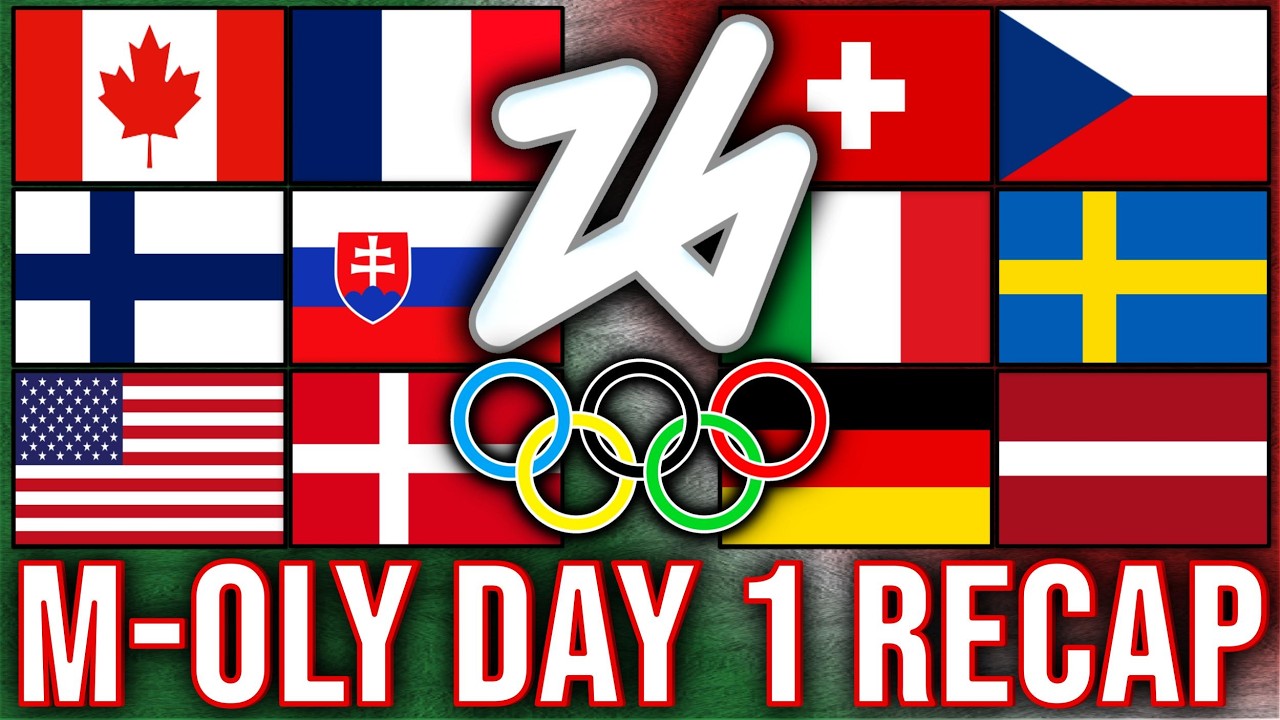 2026 MEN'S OLYMPIC HOCKEY DAY 1 RECAP; ANALYSIS, SCORES, NEWS, AND MORE!!!