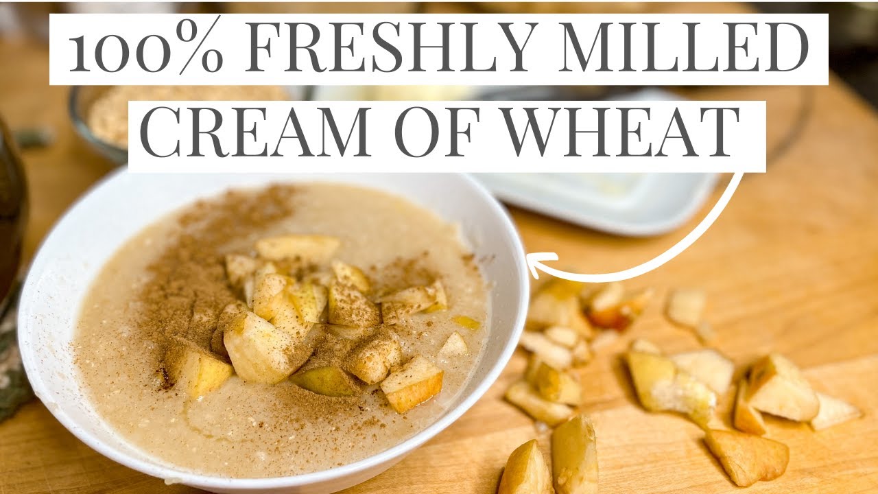 *ANNOUNCEMENT* | 100% Freshly Milled Cream of Wheat Recipe | Prepper Pantry Meals