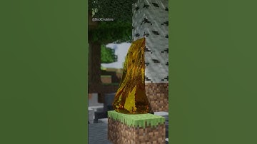 Minecraft realistic Honey Block, CGI #Shorts