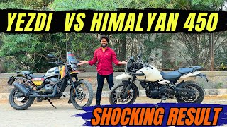 Royal Enfield Himalayan 450 vs Yezdi Adventure