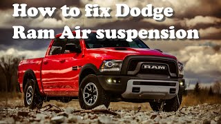 Dodge Ram air suspension problems  How to fix