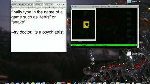 OS X Terminal Game