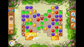 GardenScapes Level 2387 no boosters (20 moves)