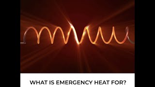 What is the Emergency Heat setting on your Thermostat for? Conditioned Air Solutions, Huntsville AL