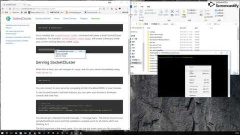 SocketCluster project init