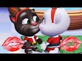 El Gato TOM Y SUS AMIGOS,My Talking Tom Friends, 😘¡ANGELA BESA A TOM!😘 Nueva Actualización